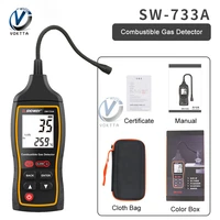 combustible gas detector sw 733a propane co hexane methane leak indicator port natural gas analyzer 0 100lel with alarm
