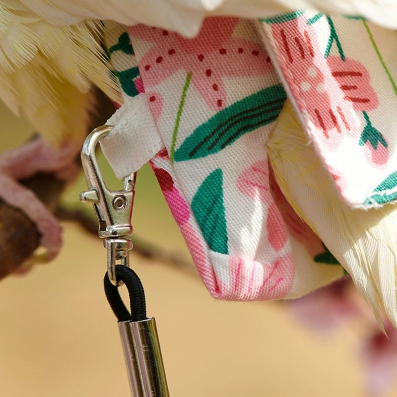 Подгузник для птиц моющийся подгузник попугая Conure летный костюм