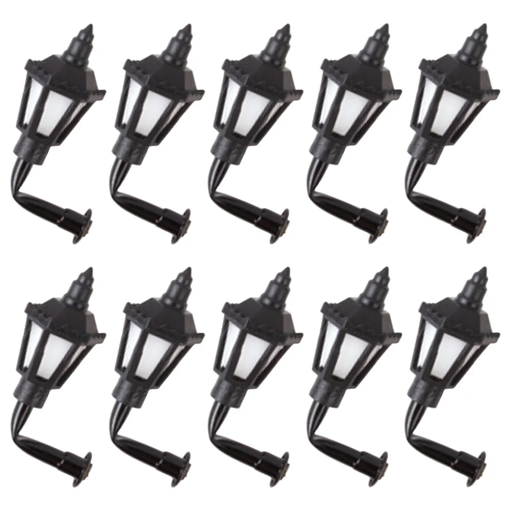 

Wall Lamp Mini Miniature Light Lights Model Sconce Street Accessories House Led Toy Village Vintage Garden Diy Sand