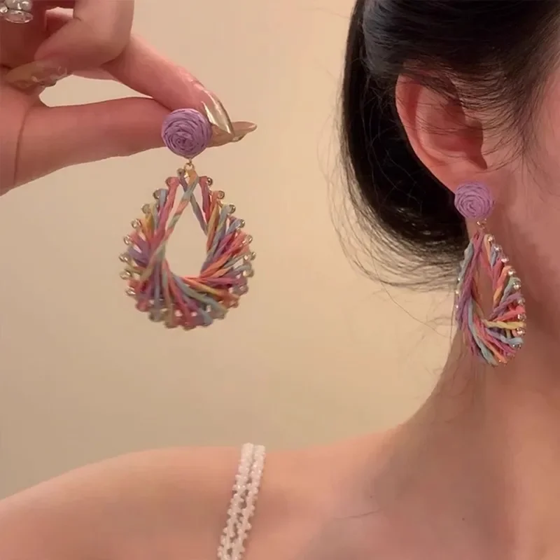 Винтажные серьги в этническом стиле женские высококачественные feelнишевые новые