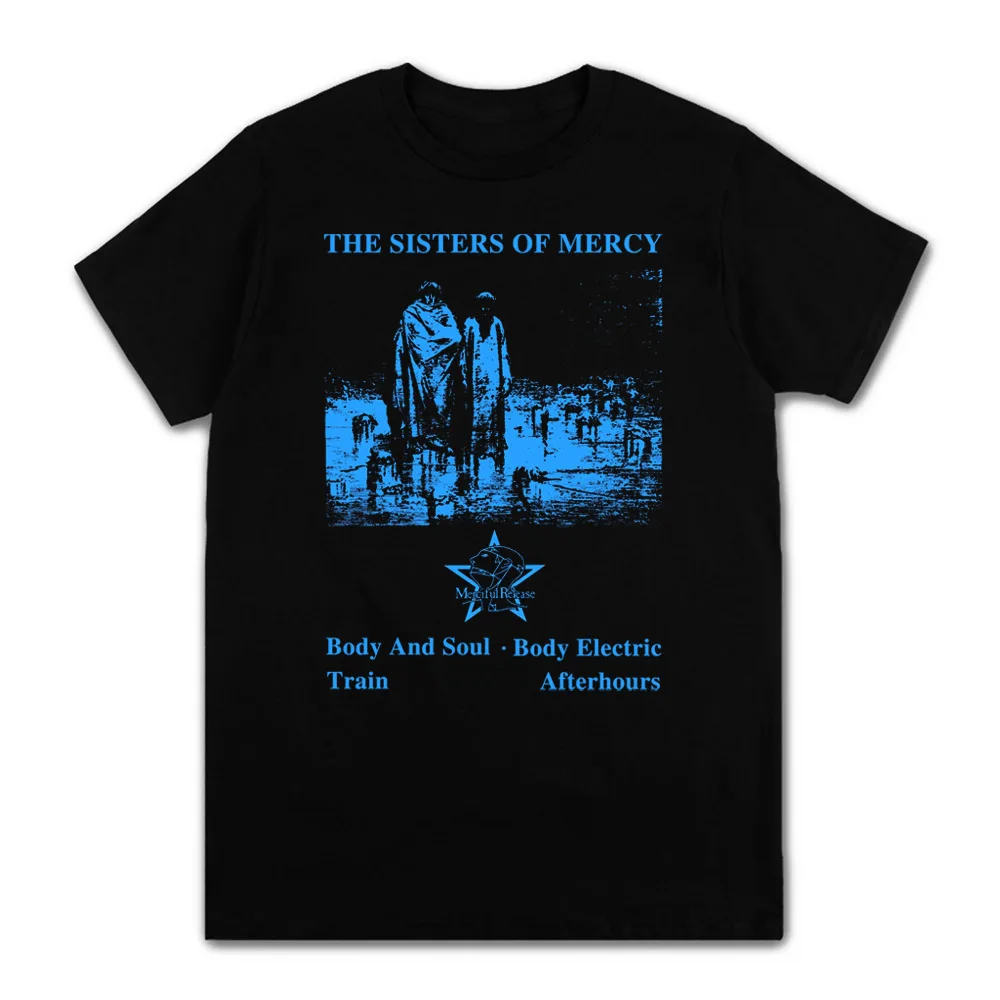 

The Sisters Of Mercy Album Printed T-Shirt Men And Women Post Punk Goth Rock Band T Shirts Cotton Tops Tees New Arrive