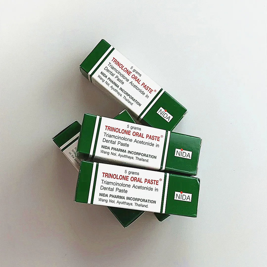 

Thai oral ulcer cream natural herbs products oral paste