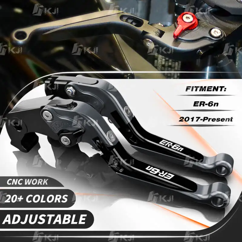 

Для Кавасаки Kawasaki ER-6N/ER6N/Ninja 650R 2017-этот год рычаг сцепления тормозной рычаг набор регулируемых ручек рычаги аксессуары для мотоциклов Запчасти