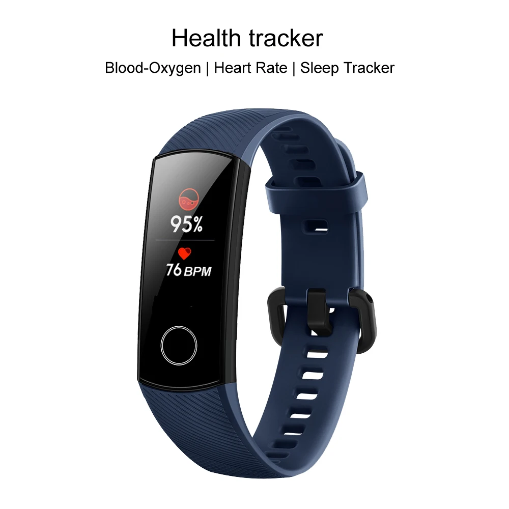 

Band 5 Heart Rate Blood Oxygen Monitor Swimming 50AM Waterproof Fitness Band 0.97 inch AMOLED Screen Smart Watch Wristband
