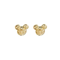 cute stud earrings cartoon mouse fashion anime jewelry 2021 hot wholesale trendy shiny classic hollow design women accessories