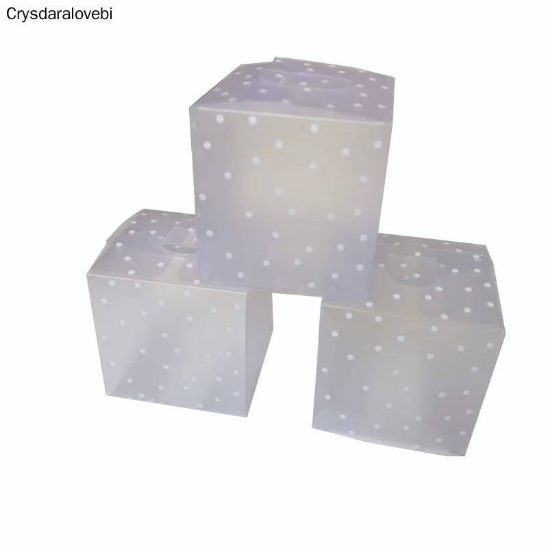 Wedding Favors Christmas Party Cube Gift Boxes Sweets Candy Cake Gift Bags