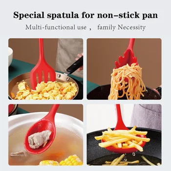 Silicone Spatula, Soup Rice Spoon, Non-stick Pan, Special Kitchen Utensils, Heat-resistant Stir-frying, Baking And Cooking Tools 2