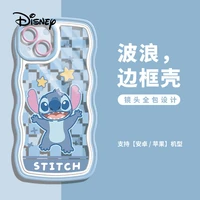 disney phone case cartoon cute stitch for xiaomi 12 11 10 pro redmi note9 10 pro k40 50 transparent kawaii original case