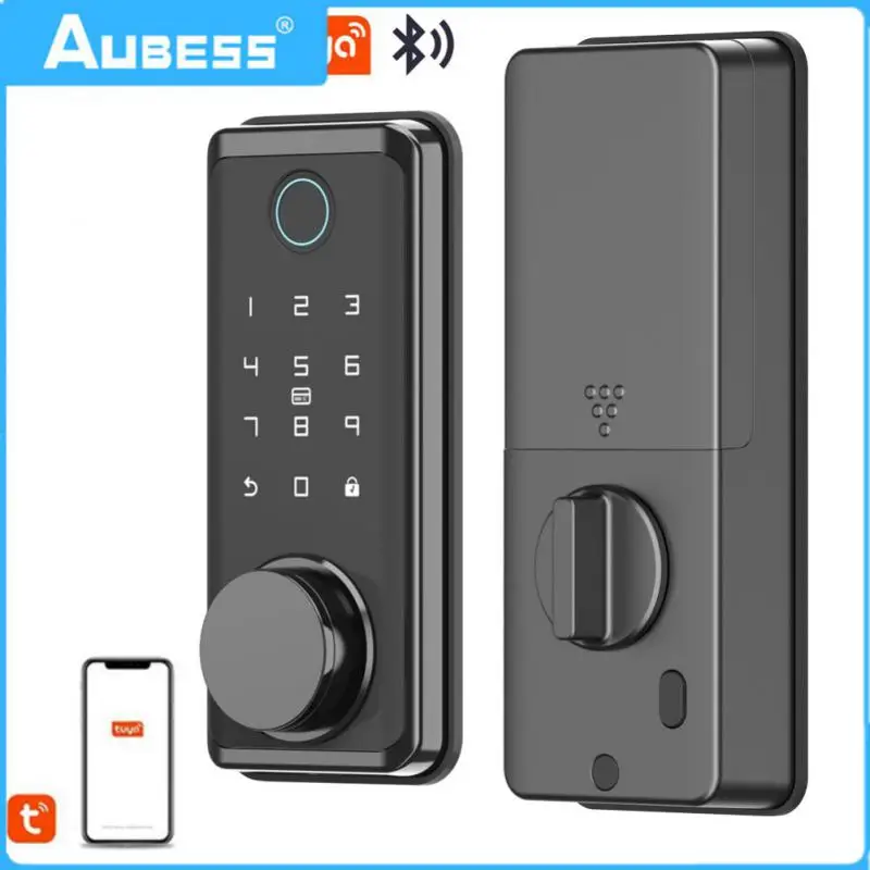 

App Control Tuya Password Lock Keyless Fingerprint Lock Smart Door Lock Smart Home Mobile Unlock Bluetooth Compatible