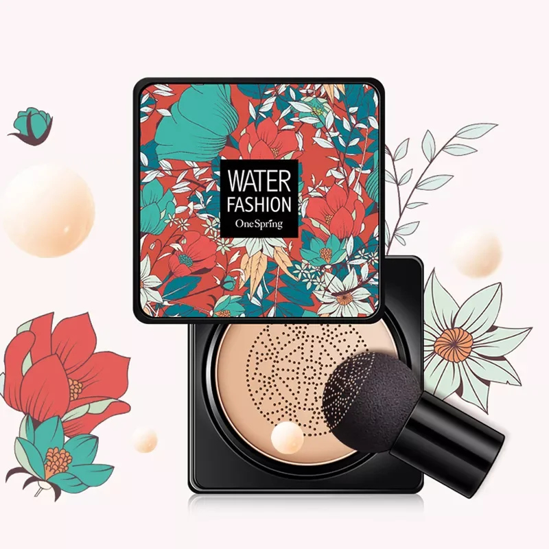 

Mushroom Head Make Up Air Cushion Moisturizing Foundation CC Cream Waterproof Brighten Face Base Tone BB Cream HOT SALE TSLM1