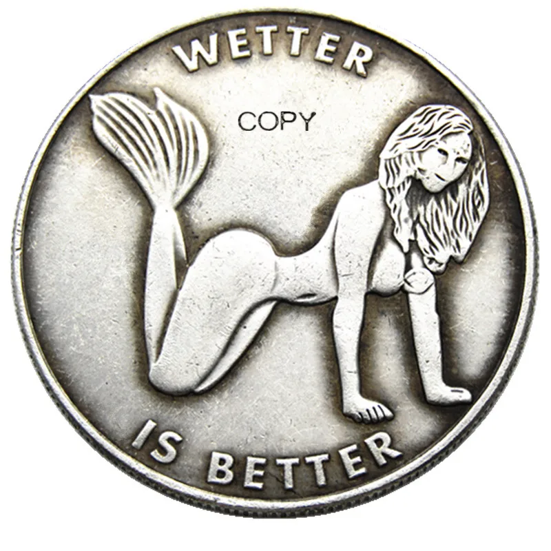 

HB(171) США Хобо Морган доллар посеребренные копии монет