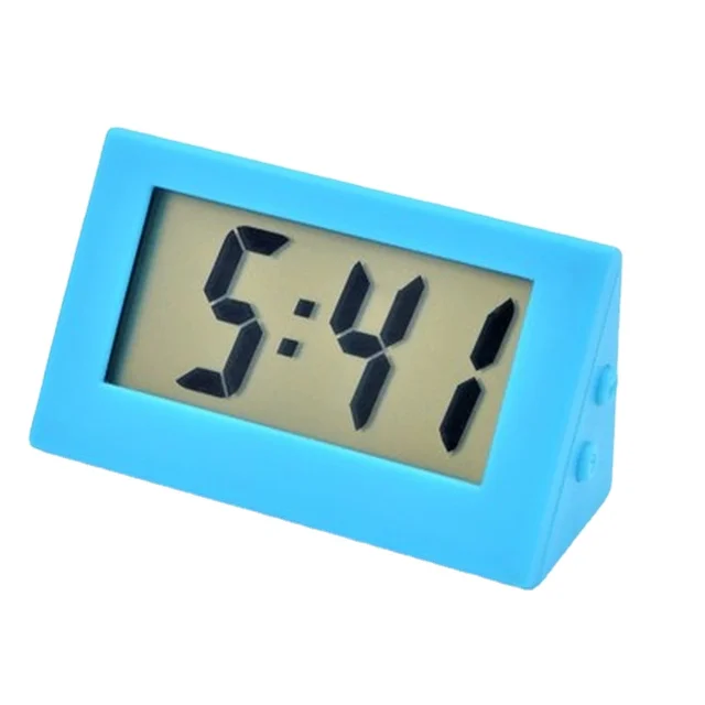 Mini Schreibtisch Digitaluhr Uhr Messgeräte Kleine LCD Screen Reise  Elektronische Uhr für Home Office Desktop Dekoration