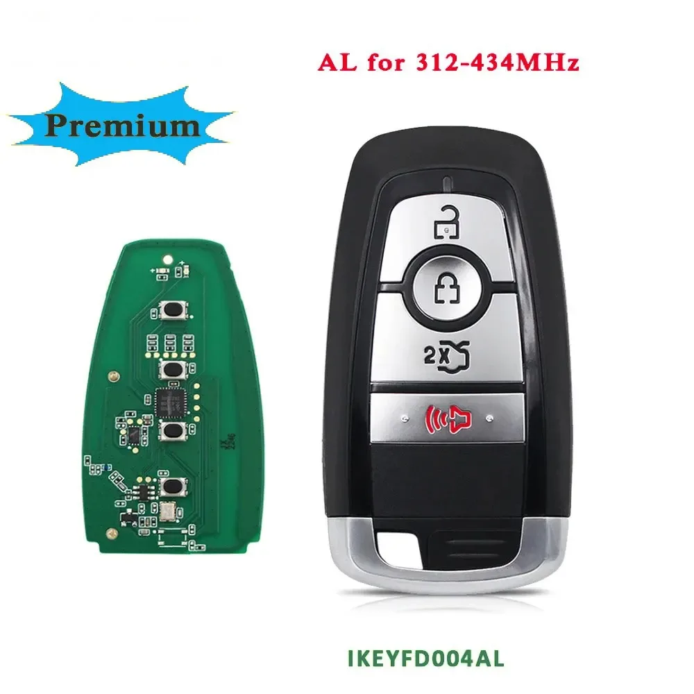 Умный ключ AUTEL IKEYFD004AH IKEYFD004AL IKEYFD005AH IKEYFD005AL MAXIIM IKEY -стиль для Ford, используемый с KM100 IM508 IM608