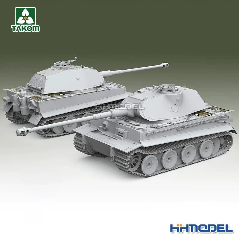 Фото Takom 2191 1/35 Vk 45.02 (H) German Heavy Tank Program Version W1461 Design Proposal Military Weapon Assembly Model №2
