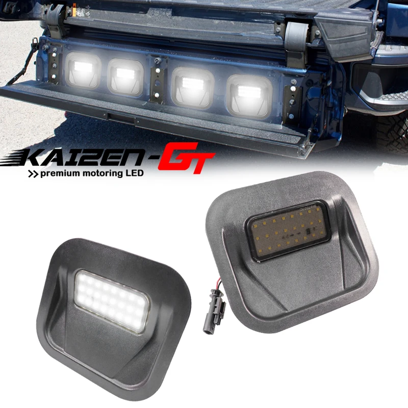 

2 шт. белые светодиодные фонари для грузовиков Multipro задней двери для 2019-2021 GMC Sierra 1500 и 2020-2021 GMC Sierra 2500HD | 3500HD