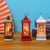 christmas decorations small oil lamp simulation flame lamp led wind lamp candle lamp christmas decoration lamp portable lamp