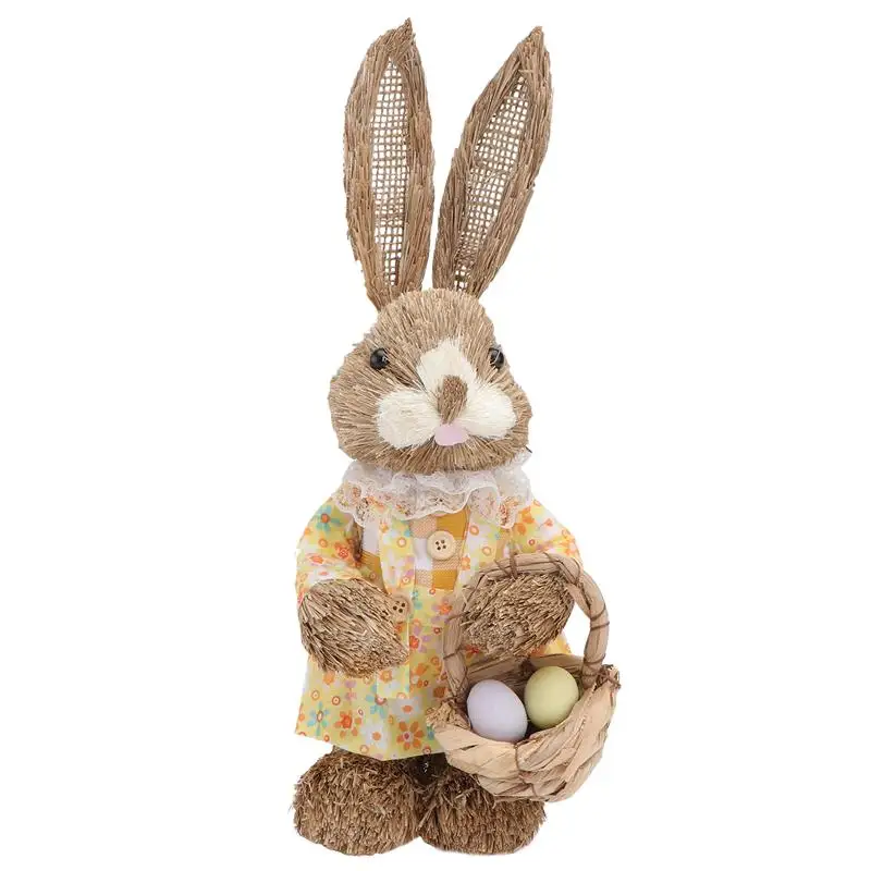 

1pc Simulation Rabbit Easter Rabbit Adornment Household Garden Rabbit for Decor