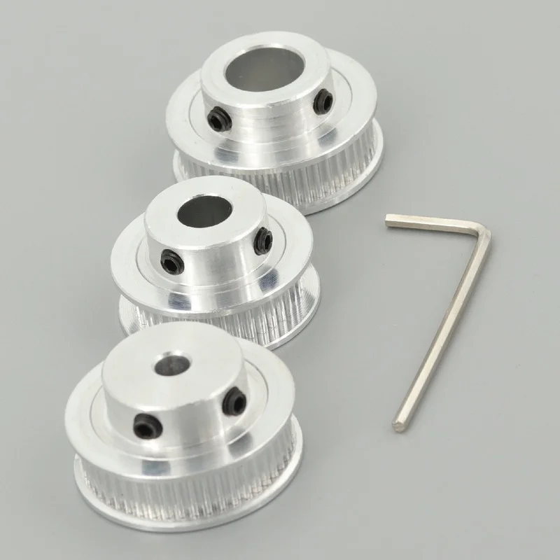 Зубчатый шкив GKTOOLS GT2 2GT с 48 зубьями отверстие 5/6/6/8/10/12 мм синхронные колеса ширина 6