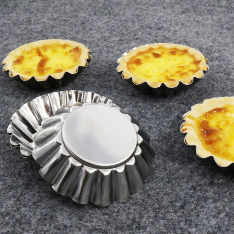

Stainless Steel Cake Moulds Cake Tart Moulds Steamed Rice Cake Moulds Pudding Jelly Moulds Baking Accessories Kitchen Tools