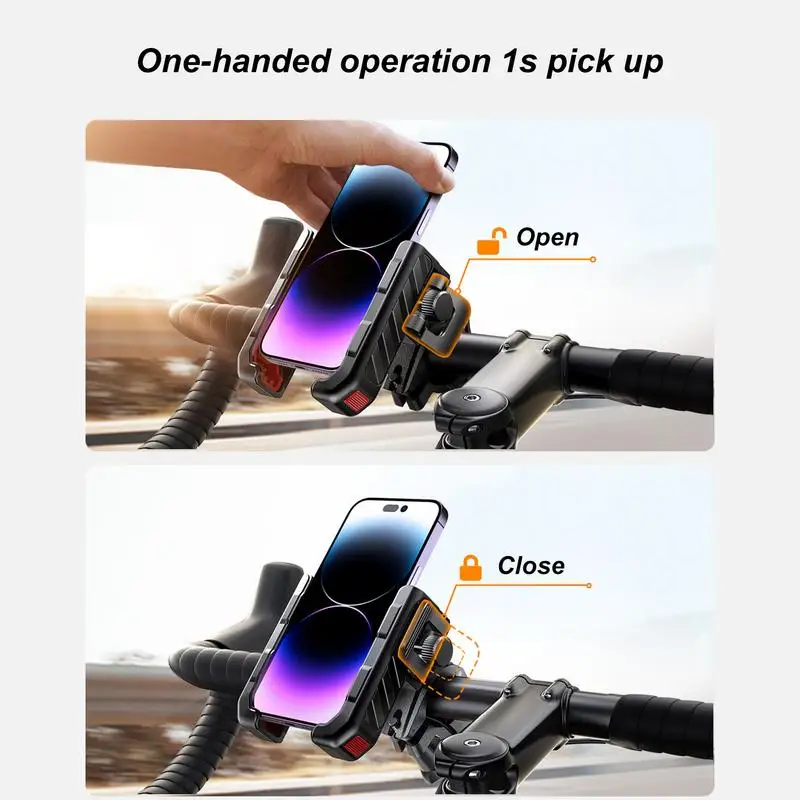 Велосипедный держатель для телефона крепление на руль мобильного зажимы