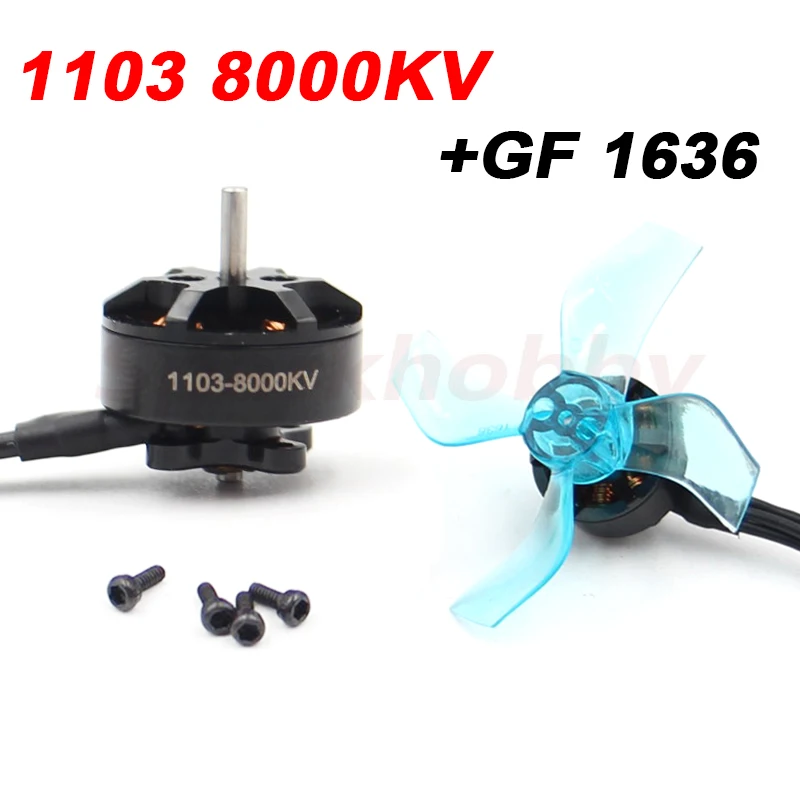 SALE 1103 8000KV Brushless Motor 2-3S Lipo 1.5mm Shaft For Gemfan 1636 40mm 1.6inch Propeller FPV Tinywhoop cinewhoop Drones