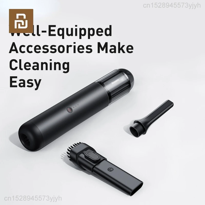 Youpin Baseus A3 Car Vacuum Cordless Mini Handheld USB Rechargeable 15000Pa 135W High Power Vacuum Cleaners QC3.0 Charging Home