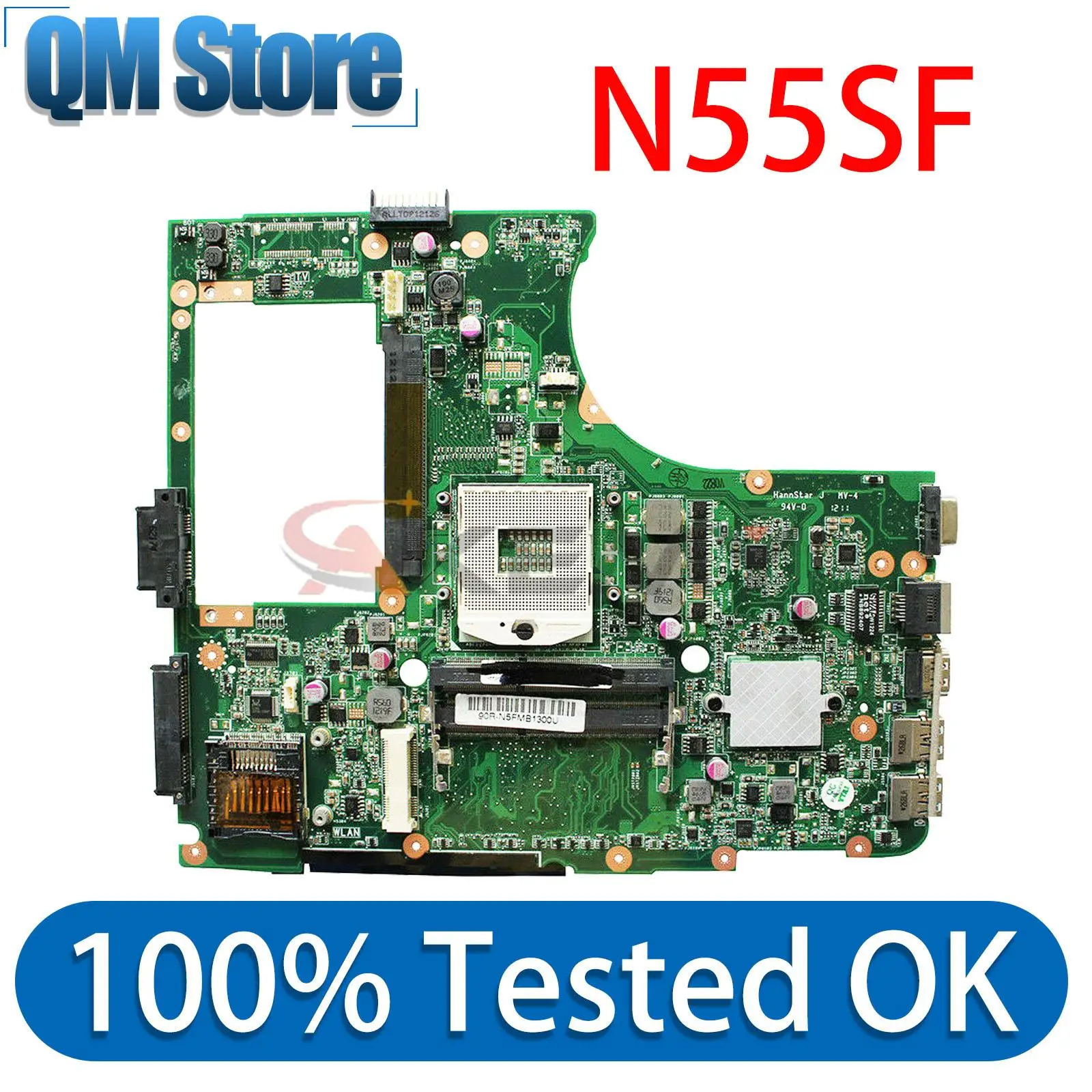 

Notebook N55S Laptop Motherboard For ASUS N55SF N55SL N55 Mainboard 100% Tested OK UMA