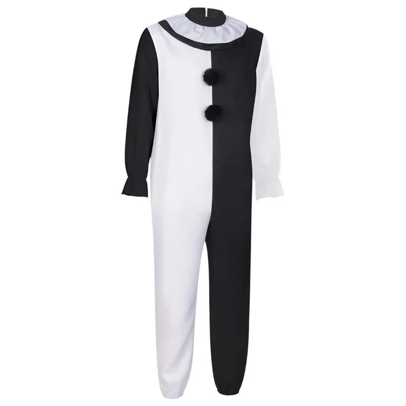 Детский карнавальный костюм клоуна на Хэллоуин с маской шляпой ужасное платье