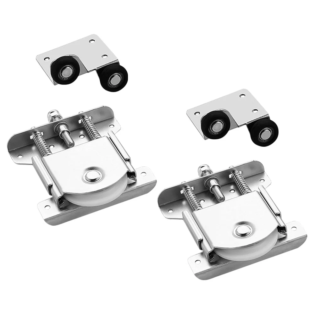 

Door Accessories Sliding Glass Rollers Cupboard Wardrobe Pulley Wheel Steel Cabinet Track Folding