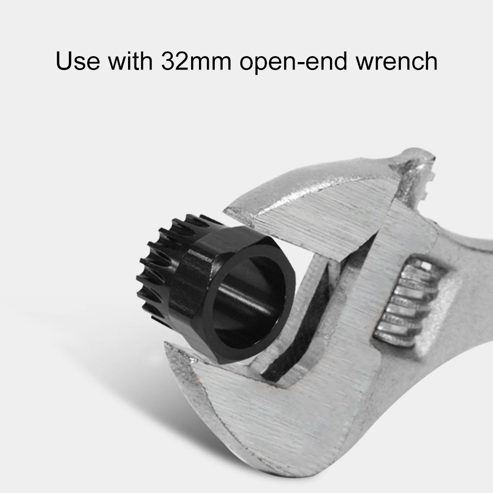 

Инструмент для снятия торцевого ключа, легкий стальной гаечный ключ со средним валом для горных велосипедов, Ремонтный инструмент, аксессу...