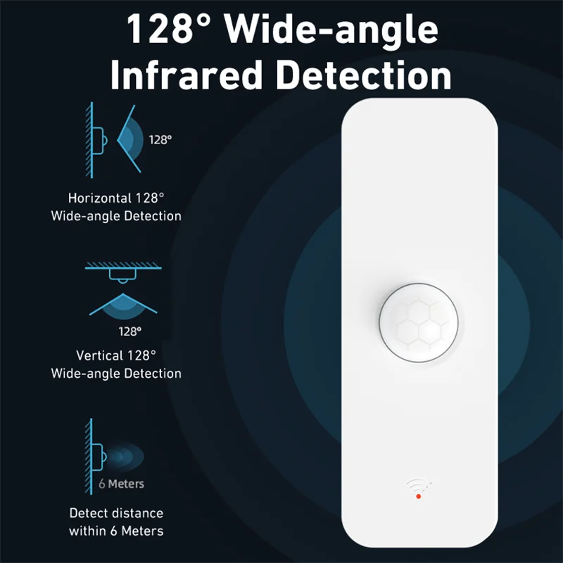 Фото Tuya Zigbee Wi-Fi Smart Pir датчик движения детектор человеческого тела датчик охранной сигнализации работает с Google Home Alexa №5