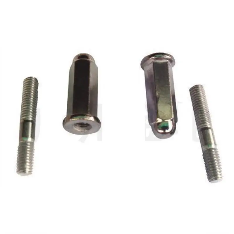 

Винты и гайки для выхлопной трубы мотоцикла Haomai M6, Dasha M7, 10 пар, оптовая продажа, аксессуары для скутера и мотоцикла