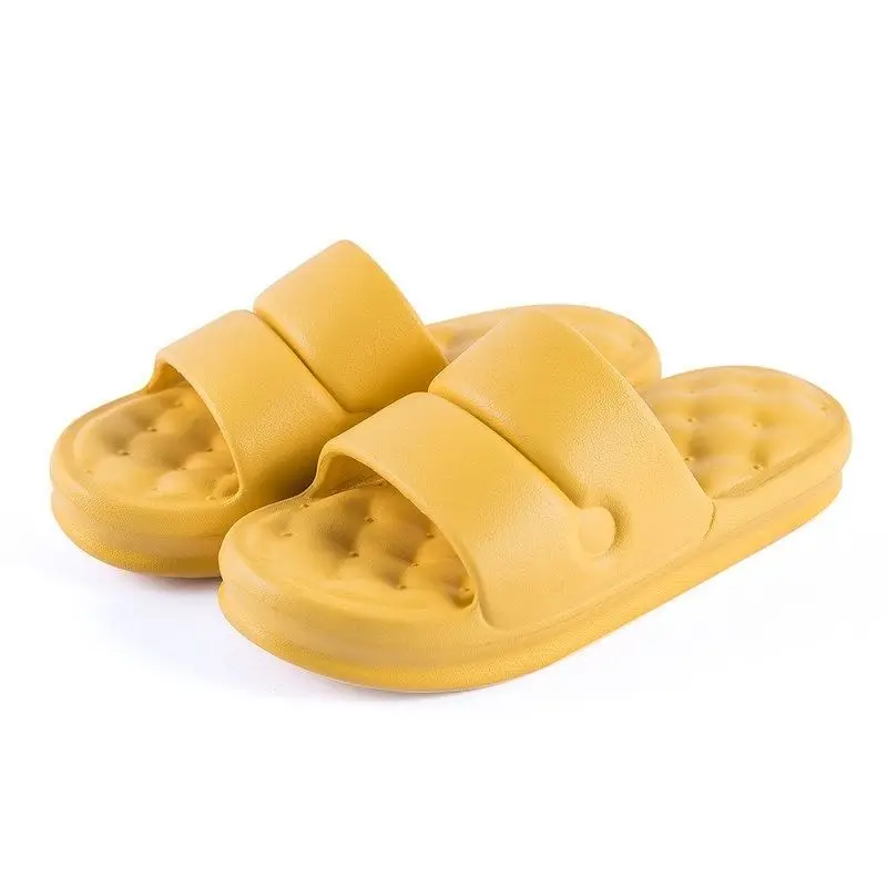 Сланцы унисекс домашние тапочки на толстой подошве Нескользящие легкие сандалии