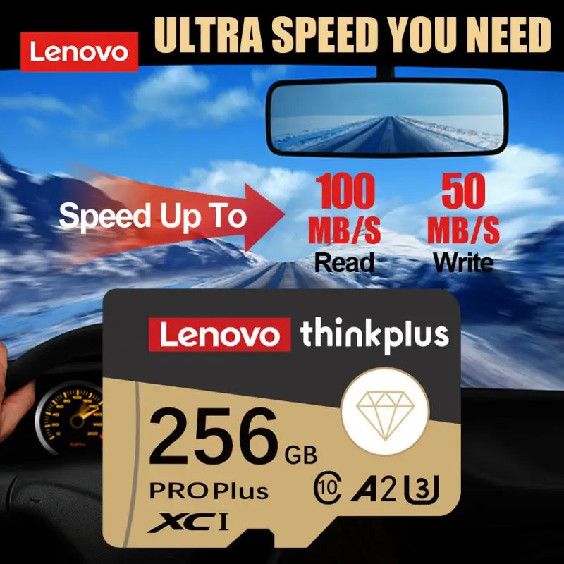 Фото Флэш-карта памяти Lenovo 2 ТБ 1 ТБ, класс 10, 128 ГБ, SD-карта 256 ГБ, Micro TF SD-карта, 64 ГБ, TF флэш-карта памяти для телефона, камеры, дрона №2