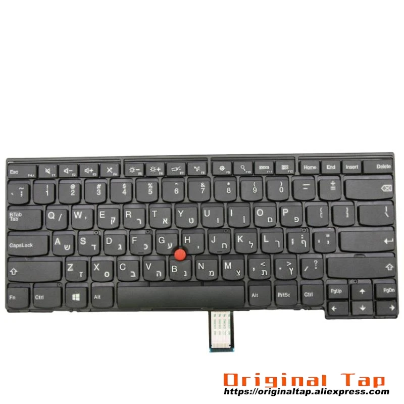 Клавиатура HB Hebrew IL Israel для Lenovo Thinkpad L440 L450 L460 T440 T440s T431s T440p T450 T450s T460 04Y0838 00HW890 04Y0876