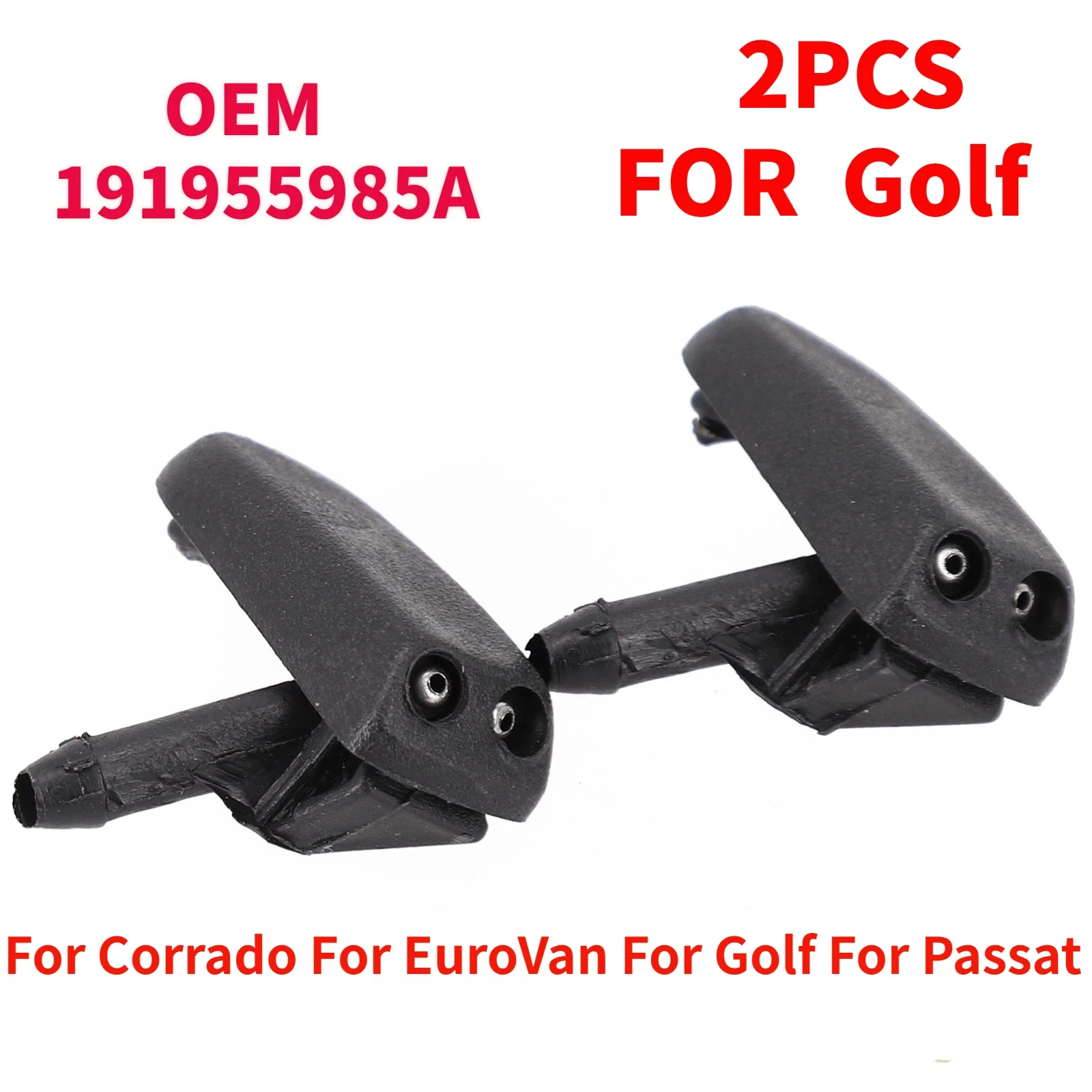 

2 шт. форсунки омывателя переднего стекла, распылитель воды для MK1 и MK2 для Corrado EuroVan, для гольфа, Passat 191955985 A