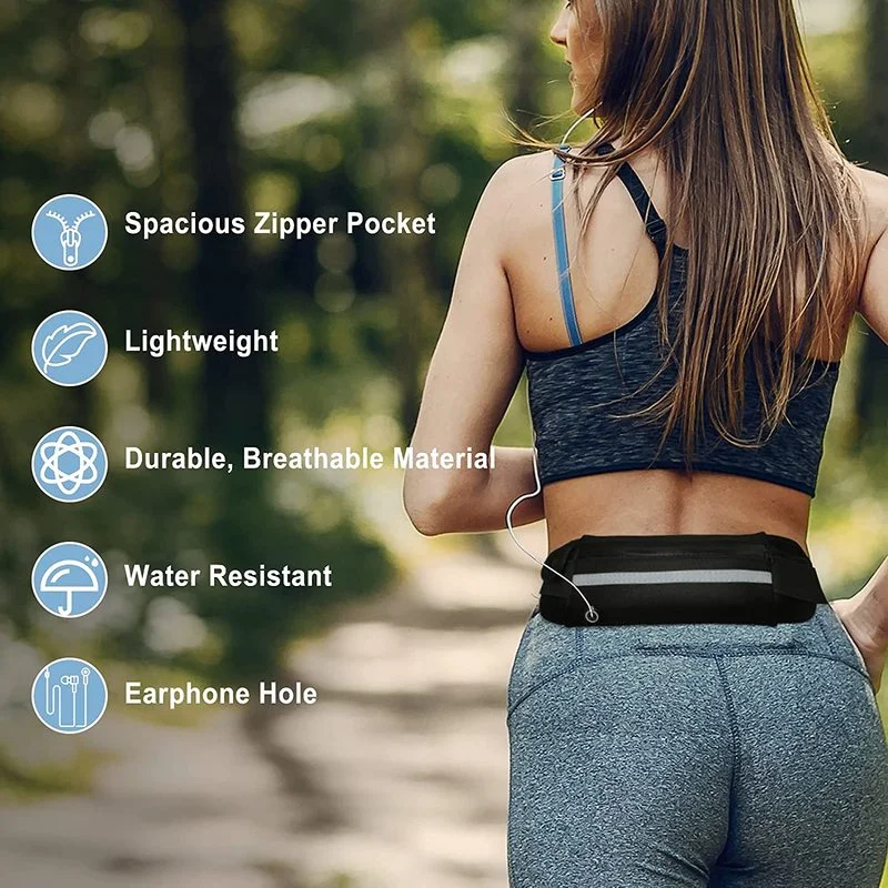 Professional Running Waist Bag Sports Belt Pouch Mobile Phone Case Men Women Hidden Holder Gym SportsBag Workout Pack | Спорт и