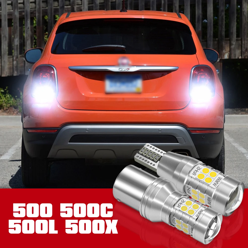 

2pcs Reverse Light Accessories LED Bulb Lamp For Fiat 500 500C 500L 500X 2007-2018 2007 2008 2009 2011 2012 2013 2014 2015 2016