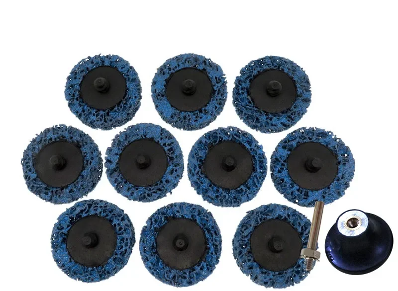 

11 шт./набор, абразивные диски для удаления ржавчины, 2 дюйма, 50 мм