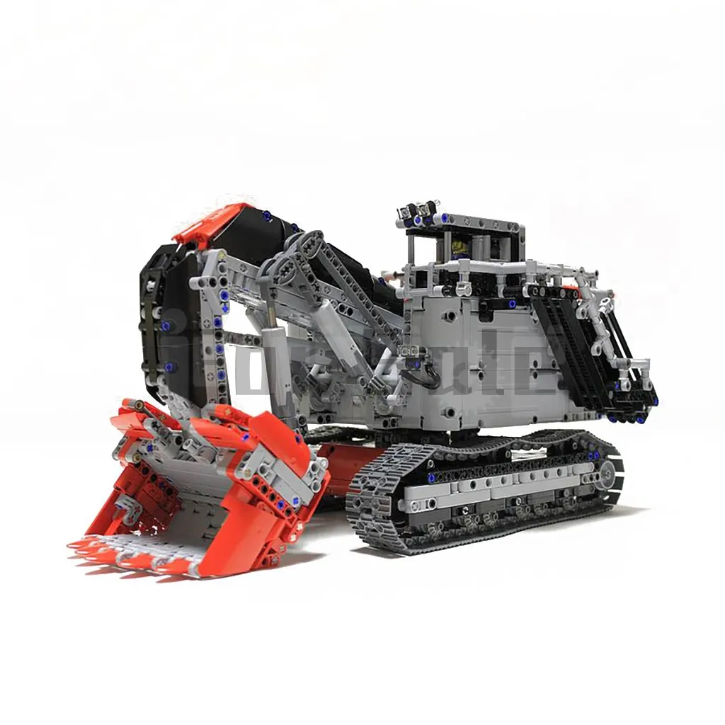 

MOC-1874 Terex RH400 Mining Excavator by Sheo Building Block Model Spliced Elecreic Toy Puzzle Kids Gift