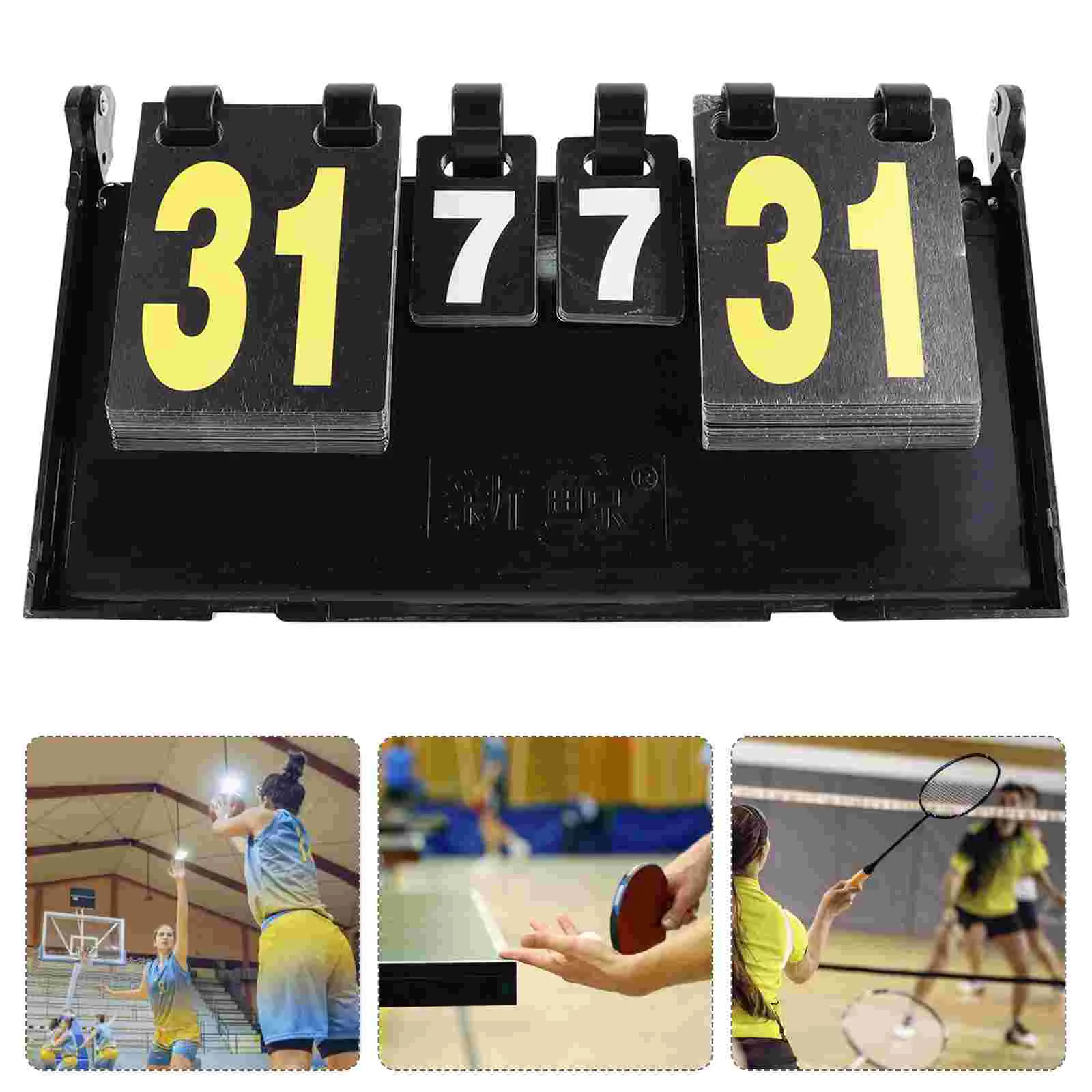 

Scoreboard Score Board Game Table Portable Digit Flipper Pool Billiards Scoring Standmulti Basketball Tennis Supplies Scorer