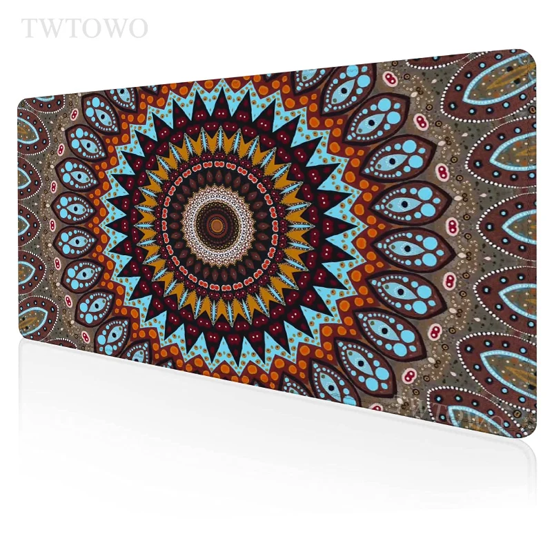 Circular Mandala Mouse Pad Gaming XL New Computer Custom Mousepad XXL Mouse Mat Office Soft Carpet Laptop Mice Pad