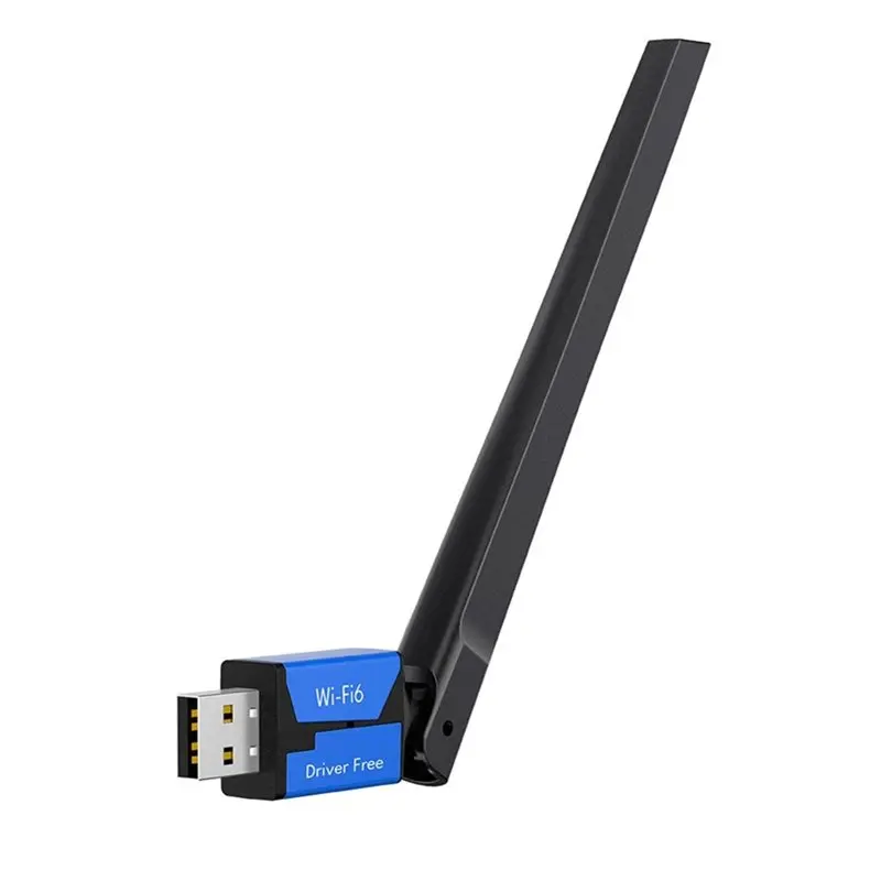 Фото AT82-AX900 USB-адаптер Wi-Fi 6, двухдиапазонный приемник/передатчик Wi-Fi 2,4G/5ГГц с антенной 6dBi для систем Win11/10 №1