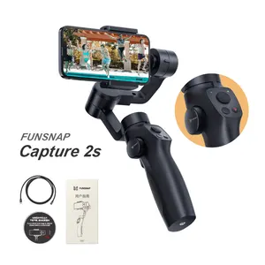 funsnap capture2s 3 axis gimbal stabilizer with focus wheel for recording vlog for iphone 13 12 pro max samsung s21 s20 android free global shipping