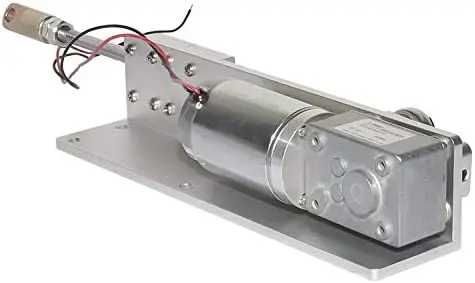 Самодельный линейный привод с возвратно-поступательным циклом с редукторным двигателем постоянного тока, 12 В, 24 В, ход 70 мм, регулируемая скорость 50 об/мин, опционально для конструкции «сделай сам»