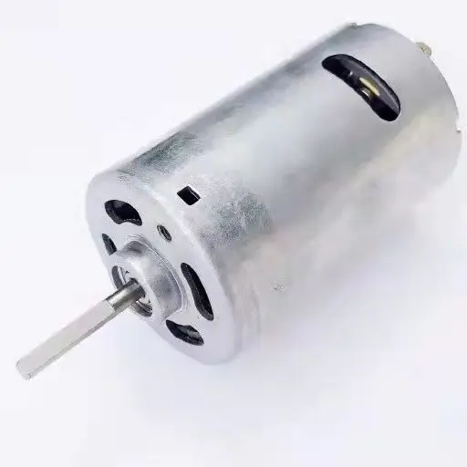 

DC 12V strong magnetic front roller bearing high torque motor miniature long shaft motor