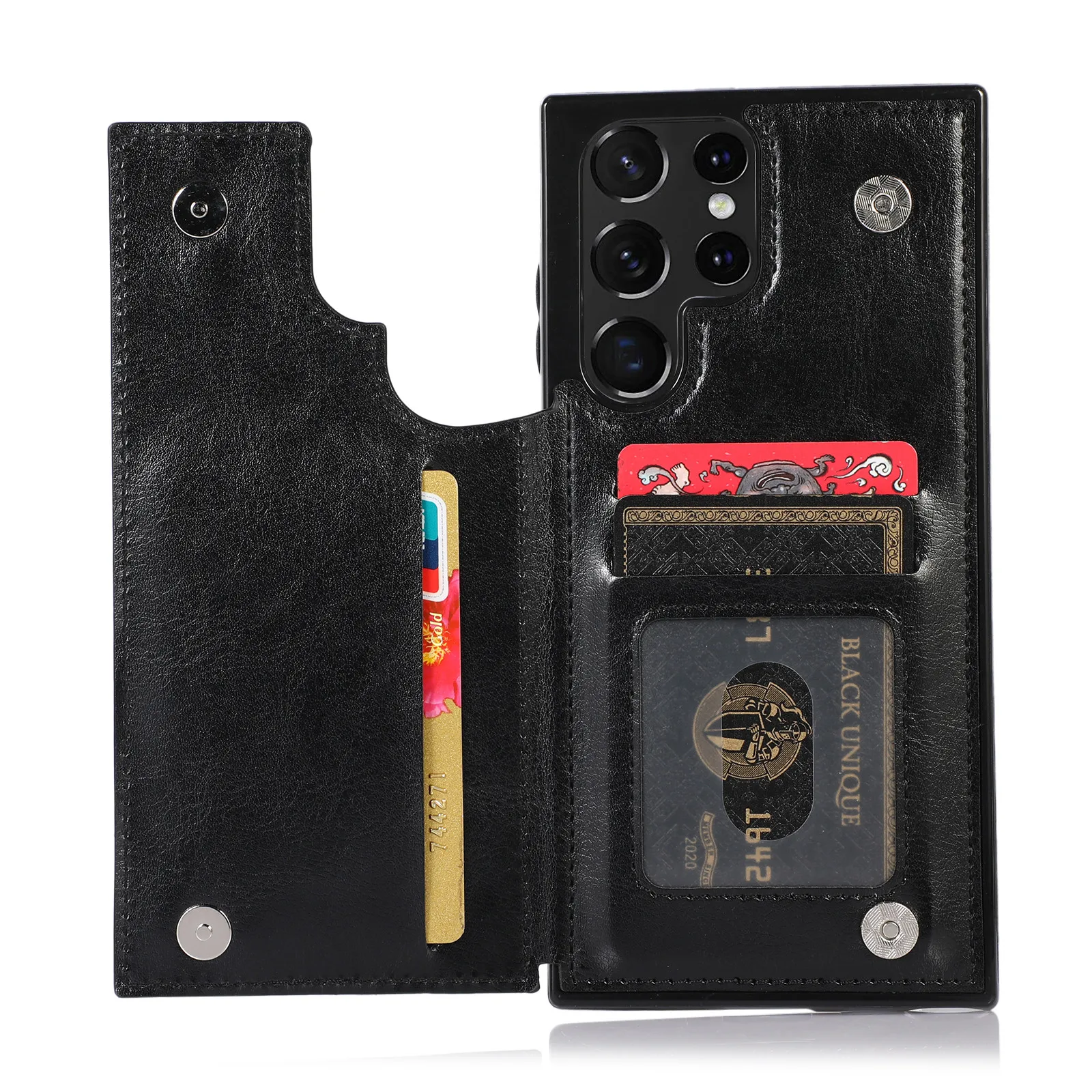 

Flip Leather Wallet for Samsung Galaxy S21 S22 S23 Ultra Plus A52s A72 A52 A32 A73 A53 A33 A13 5G Case with Credit Card Holder