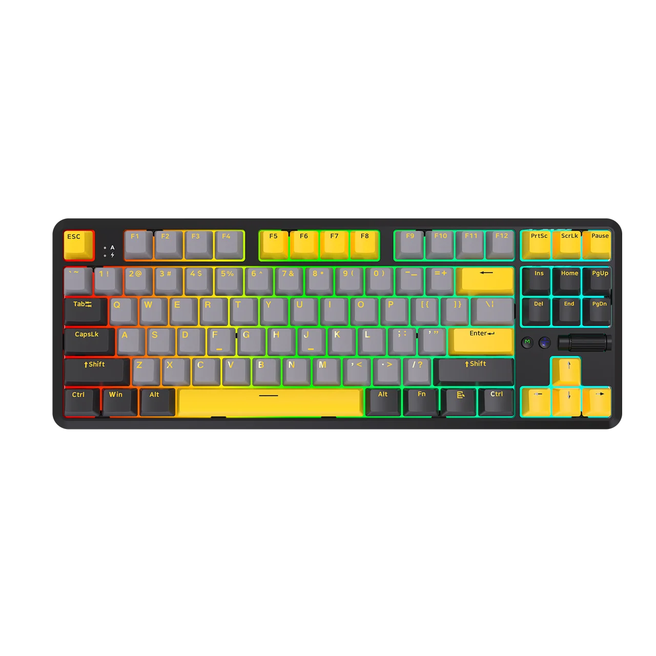 

Клавиатура Ajazz K870T Pro TKL Проводная Механическая игровая, Bluetooth 5,0/2,4G/Type-C