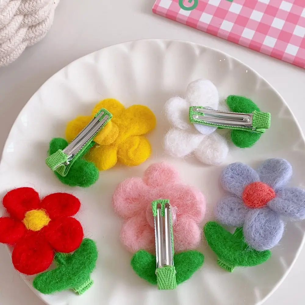 Милые простые подарки для девочек сплав ярких цветов плюшевый шерстяной фетр