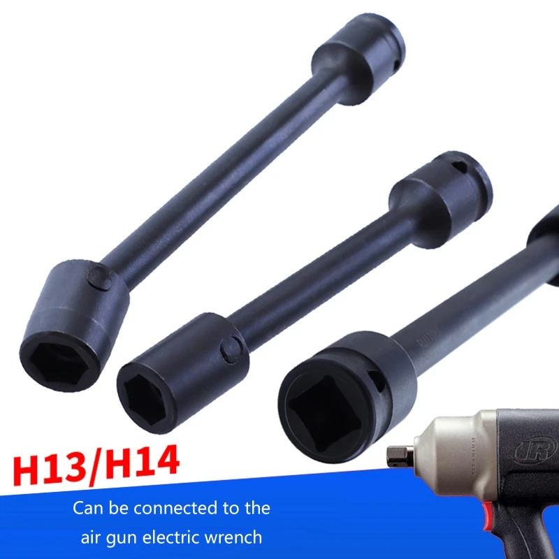 

High Hardness Socket Hex Bit Rotatable Head Socket with 1/2 Square End Manual Repair Installation for Industrial Auto